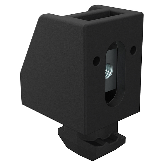 Uniblock 25, schwarz, 12 mm, M4