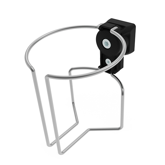 Flaschenhalter FX für Profile 40/45, Nut 8/10