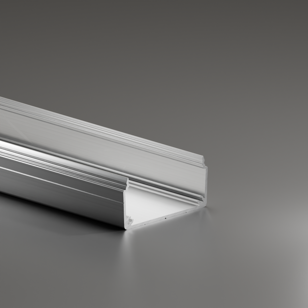 Alu - Profil AVP-I KK leicht 80 x 37 mm, Kabelkanalprofil U-Profil
