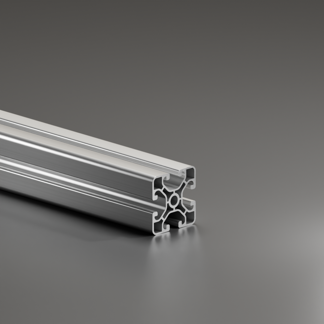 Alu - Profil AVP-I 8 Ultraleicht(Eco) 40 x 40 mm, Nut 8 mm