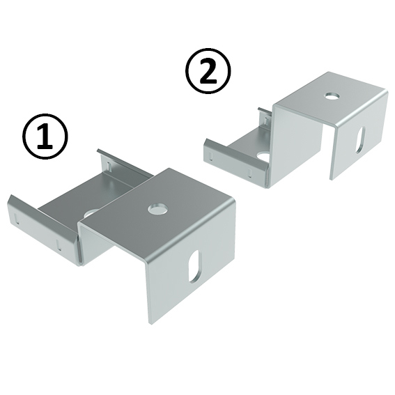 Einhängehalter I 60x24 40, mit Anschlag
