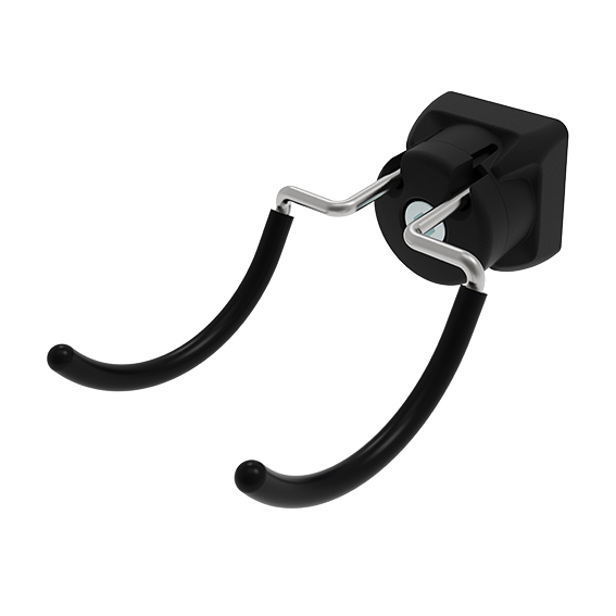 Werkzeug-Doppelhaken FX R35-67, gummiert für Profile 40/45, Nut 8/10