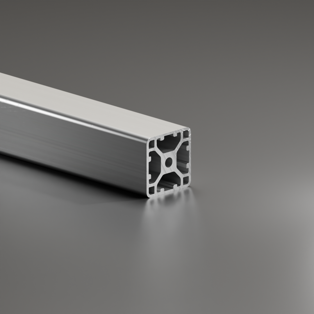 Alu - Profil AVP-I 6 Leicht 30 x 30 mm, Nut 6 mm, 4-Nuten geschlossen