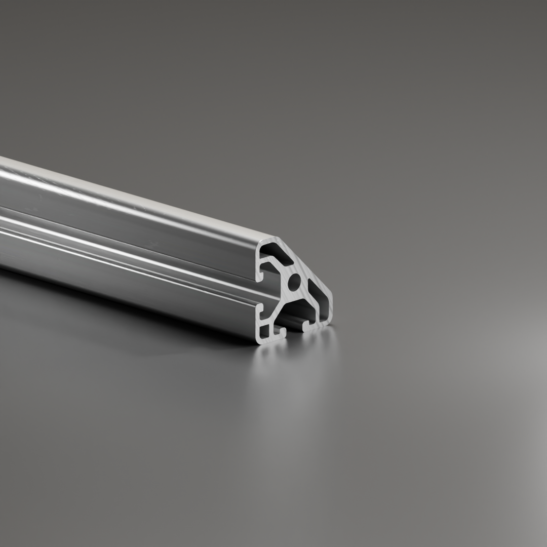 Alu - Profil AVP-I 6 Leicht 30 x 30 mm, G45°, Nut 6 mm