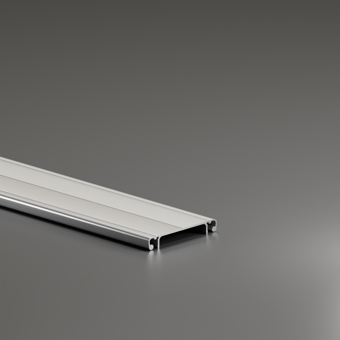 Alu - Profil AVP-I KK leicht 60 x 9,5 mm, Kabelkanalprofil Deckel
