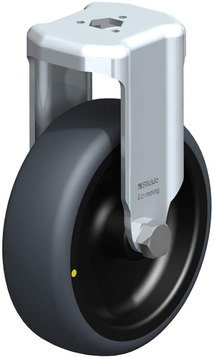 Bockrolle mit Rückenloch, Rad Ø 100 mm ESD