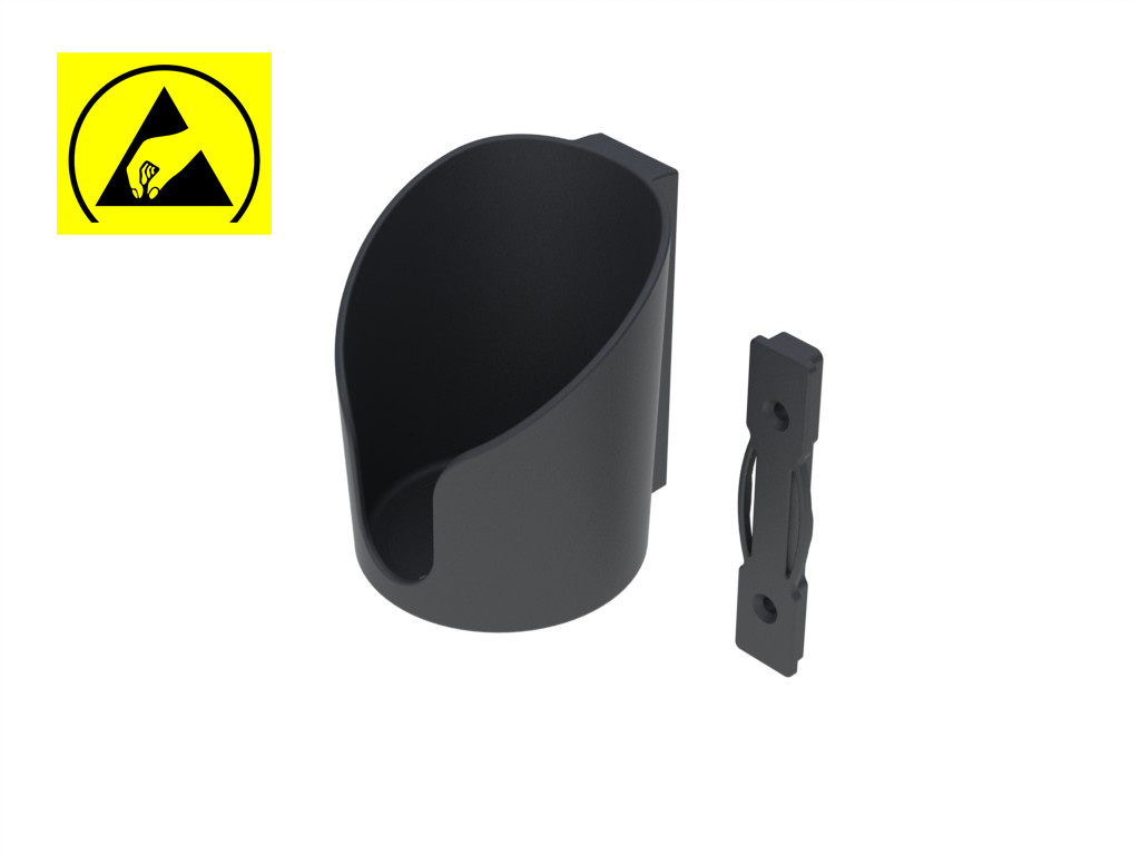 Becherhalter Boden geschlossen ESD