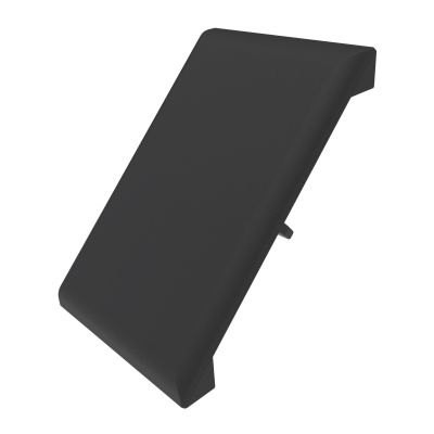 Abdeckkappe f. Zinkwinkel 40, schwarz