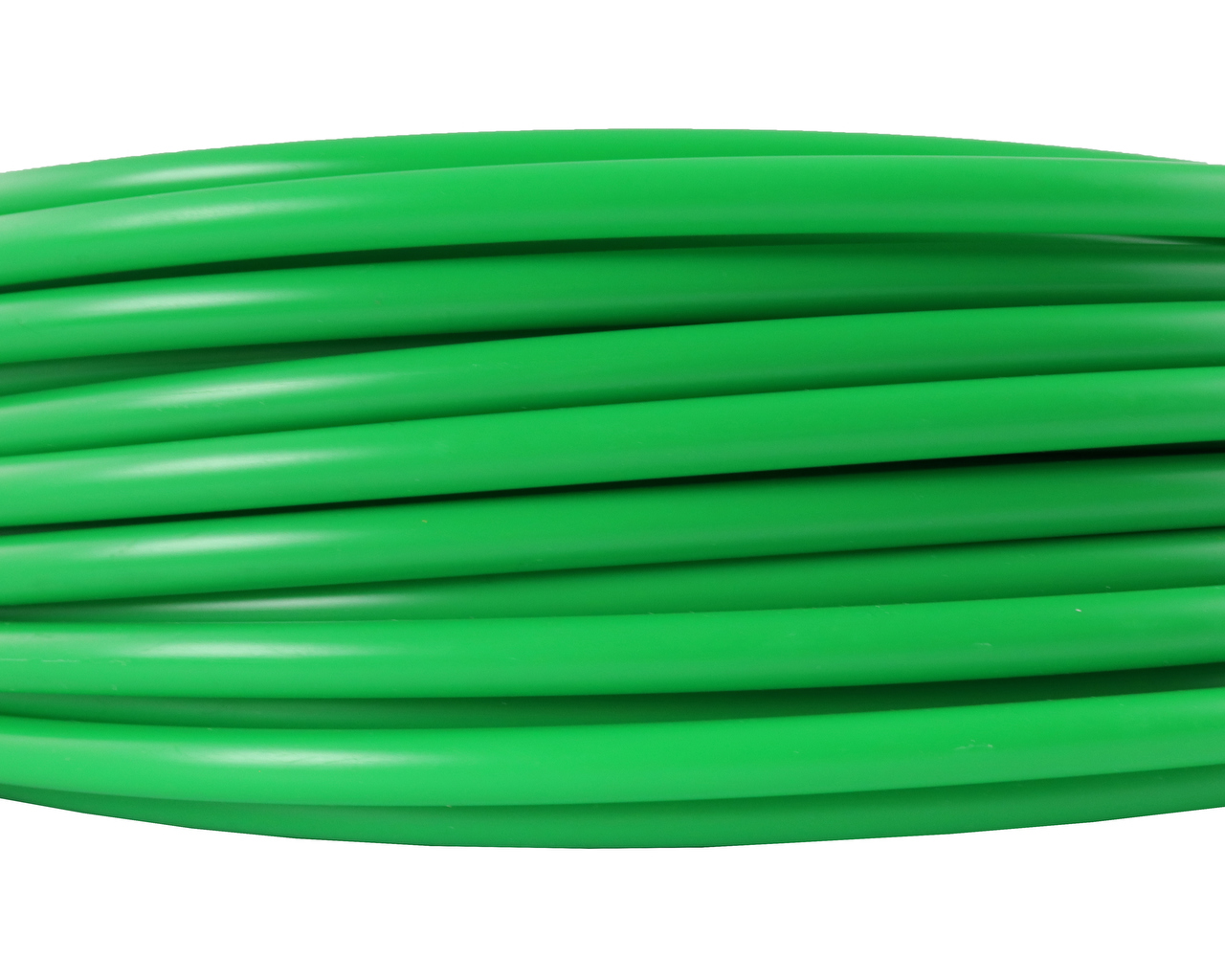 Kunststoffrohr aus Polyäthylen Serie PE grün
