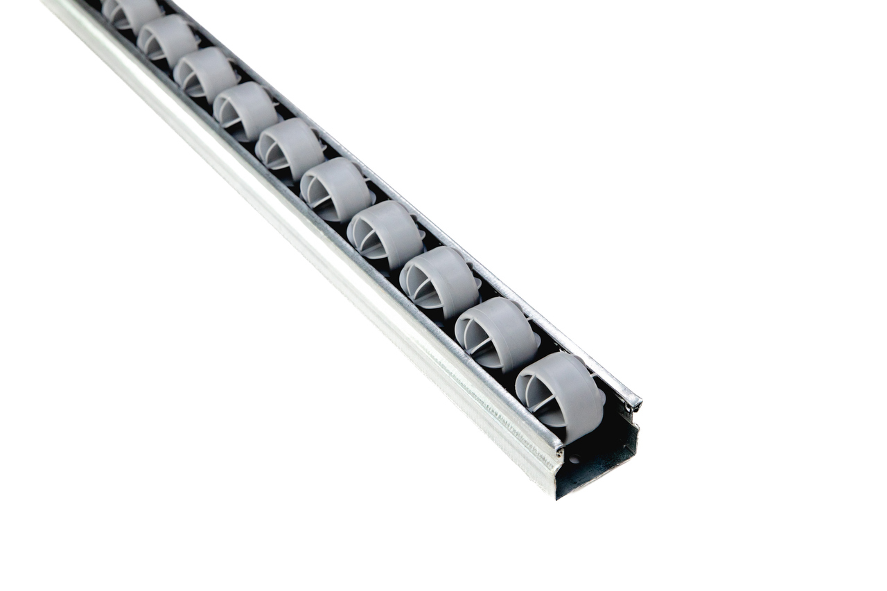 Rund-Rolle Röllchenleiste P33 grau