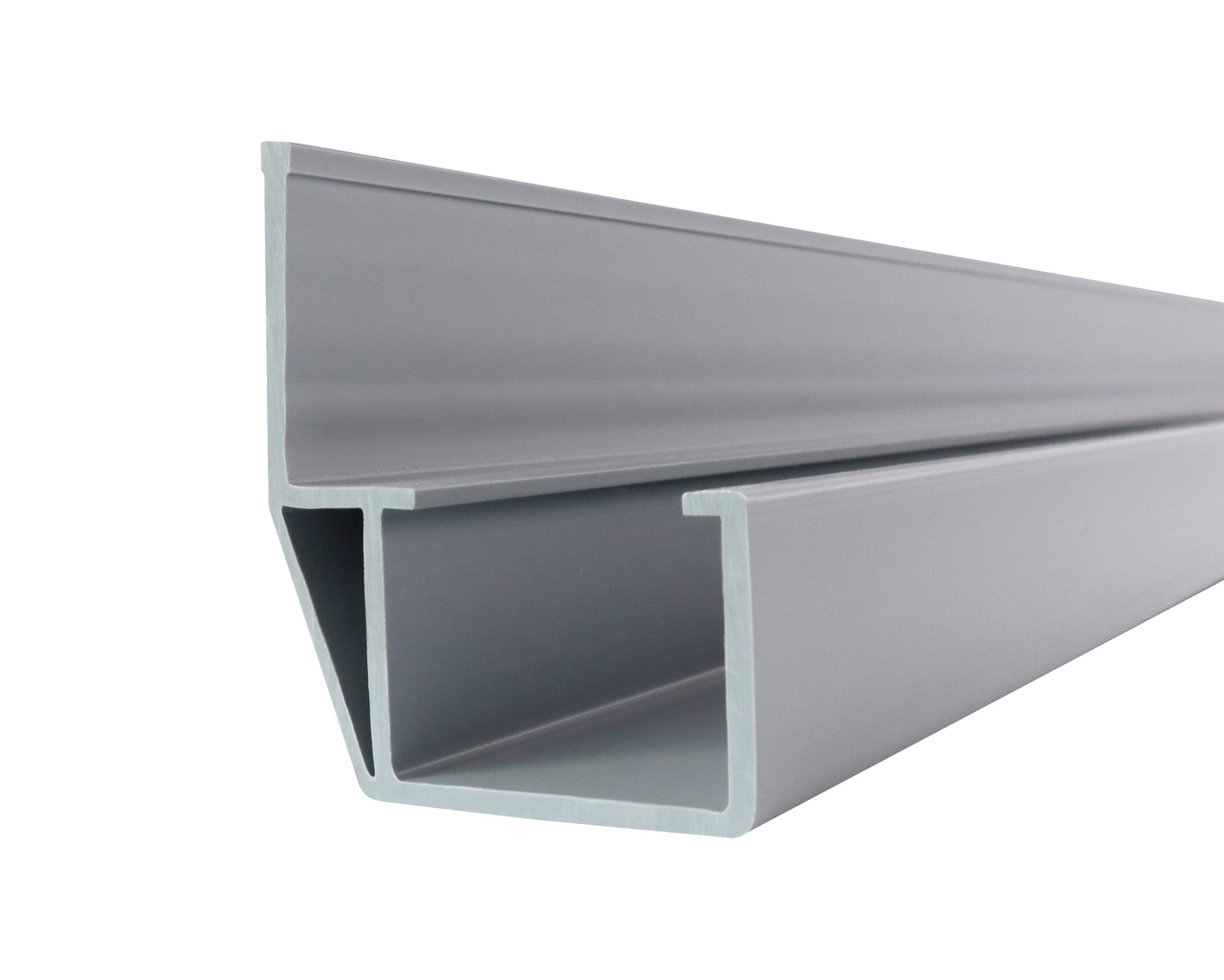 Röllchenleisten Seitenführung grau