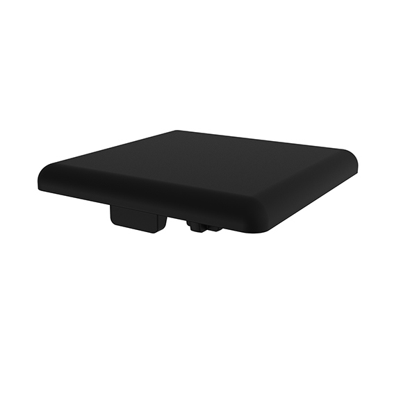 Abdeckkappe 40x40, grau