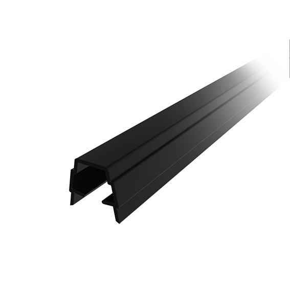 Abdeck- und Einfassprofil I Nut 8, schwarz