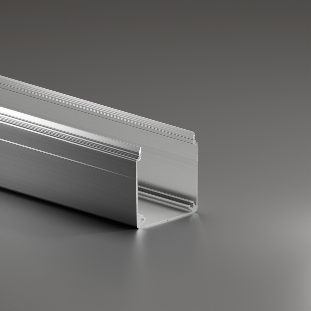 Alu - Profil AVP-I KK leicht 60 x 57 mm, Kabelkanalprofil U-Profil