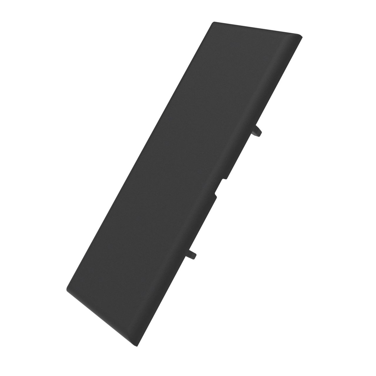 Abdeckkappe f. Zinkwinkel 40x80 Flach, schwarz